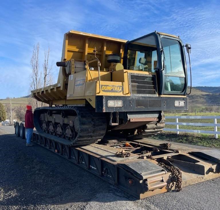 Dumptrax Equipment on a Construction Site